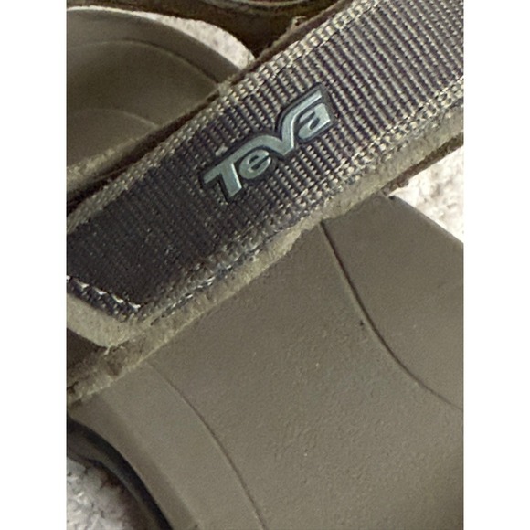 Teva Verra Sandals Hiking Water Strappy Adjustable Olive Green Womens size 7.5 - Picture 4 of 6